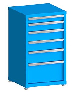 130# Capacity Drawer Cabinet, 3",4",5",5",6",10" drawers, 37" H x 22" W x 21" D