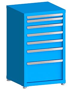 130# Capacity Drawer Cabinet, 2",3",4",4",4",6",10" drawers, 37" H x 22" W x 21" D