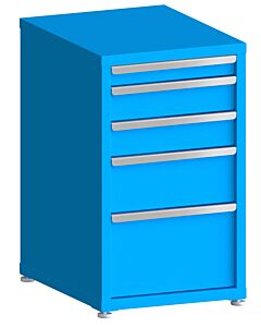 130# Capacity Drawer Cabinet, 3",5",5",8",12" drawers, 37" H x 22" W x 28" D