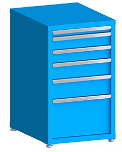 130# Capacity Drawer Cabinet, 2",4",4",5",6",12" drawers, 37" H x 22" W x 28" D