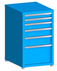 130# Capacity Drawer Cabinet, 3",3",4",5",6",12" drawers, 37" H x 22" W x 28" D