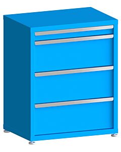 130# Capacity Drawer Cabinet, 3",10",10",10" drawers, 37" H x 30" W x 21" D