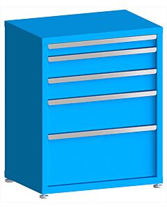 130# Capacity Drawer Cabinet, 3",5",5",8",12" drawers, 37" H x 30" W x 21" D