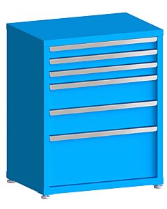 130# Capacity Drawer Cabinet, 3",3",3",6",6",12" drawers, 37" H x 30" W x 21" D