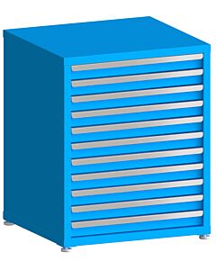 130# Capacity Drawer Cabinet, 3",3",3",3",3",3",3",3",3",3",3" drawers, 37" H x 30" W x 28" D