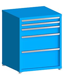 130# Capacity Drawer Cabinet, 3",3",5",10",12" drawers, 37" H x 30" W x 28" D