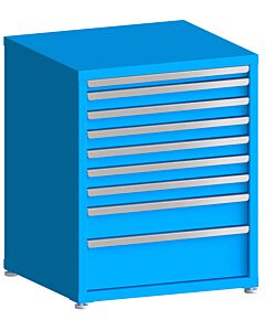 130# Capacity Drawer Cabinet, 2",3",3",3",3",3",3",5",8" drawers, 37" H x 30" W x 28" D