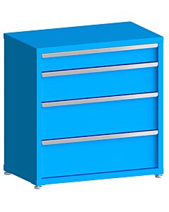 130# Capacity Drawer Cabinet, 5",8",10",10" drawers, 37" H x 36" W x 21" D