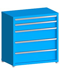 130# Capacity Drawer Cabinet, 4",5",8",8",8" drawers, 37" H x 36" W x 21" D