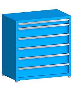 200# Capacity Drawer Cabinet, 3",6",6",6",6",6" drawers, 37" H x 36" W x 21" D