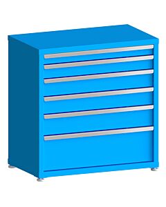 130# Capacity Drawer Cabinet, 3",4",5",5",6",10" drawers, 37" H x 36" W x 21" D