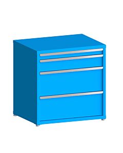 130# Capacity Drawer Cabinet, 3",6",12",12" drawers, 37" H x 36" W x 28" D