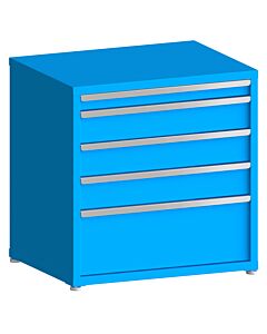 130# Capacity Drawer Cabinet, 3",6",6",6",12" drawers, 37" H x 36" W x 28" D