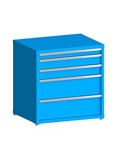 130# Capacity Drawer Cabinet, 10",10",5",5",3" drawers, 37" H x 36" W x 28" D