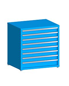 130# Capacity Drawer Cabinet, 4",4",4",4",4",4",4",5" drawers, 37" H x 36" W x 28" D