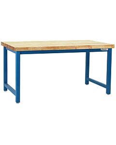 Ulysses Series Workbench with Oiled Butcher Block 1.75" Thick Top - Square Cut Edge