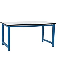 Kennedy Series with 1" Thick Phenolic Resin Top And Square Cut Edge - White