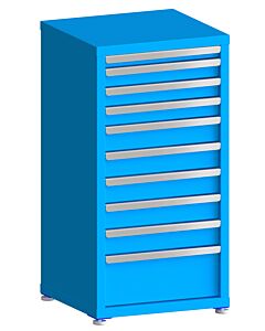 130# Capacity Drawer Cabinet, 2",3",3",3",4",4",4",4",4",8" drawers, 43" H x 22" W x 21" D