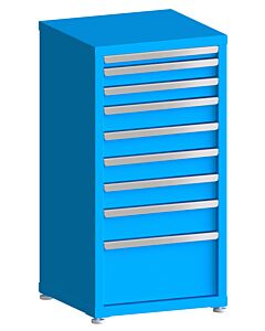 130# Capacity Drawer Cabinet, 2",3",3",4",4",4",4",5",10" drawers, 43" H x 22" W x 21" D