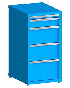 130# Capacity Drawer Cabinet, 2",5",10",10",12" drawers, 43" H x 22" W x 28" D