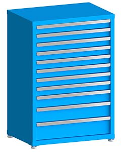 130# Capacity Drawer Cabinet, 3",3",3",3",3",3",3",3",4",5",6" drawers, 43" H x 30" W x 21" D