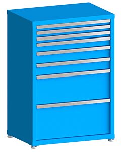 130# Capacity Drawer Cabinet, 2",2",2",3",4",4",10",12" drawers, 43" H x 30" W x 21" D