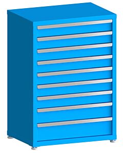 130# Capacity Drawer Cabinet, 4",4",4",4",4",4",4",5",6" drawers, 43" H x 30" W x 21" D