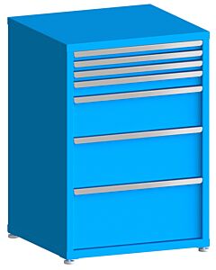 130# Capacity Drawer Cabinet, 2",2",2",3",8",10",12" drawers, 43" H x 30" W x 28" D