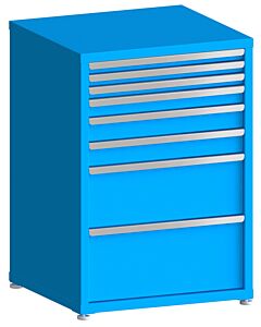 130# Capacity Drawer Cabinet, 2",2",2",3",4",4",10",12" drawers, 43" H x 30" W x 28" D