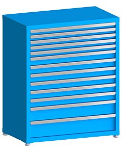 130# Capacity Drawer Cabinet, 2",2",2",2",2",3",3",3",3",3",3",5",6" drawers, 43" H x 36" W x 21" D