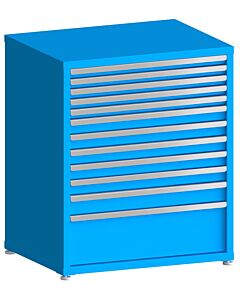 130# Capacity Drawer Cabinet, 2",2",2",2",2",3",3",3",3",3",4",10" drawers, 43" H x 36" W x 28" D