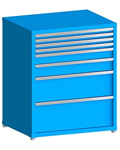 130# Capacity Drawer Cabinet, 2",2",2",2",4",5",10",12" drawers, 43" H x 36" W x 28" D