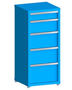 130# Capacity Drawer Cabinet, 5",8",10",10",12" drawers, 49" H x 22" W x 21" D