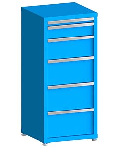 130# Capacity Drawer Cabinet, 2",5",8",10",10",10" drawers, 49" H x 22" W x 21" D