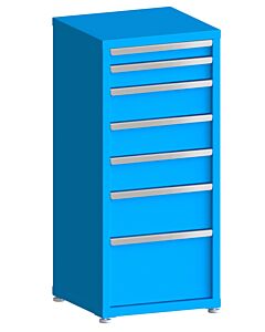 130# Capacity Drawer Cabinet, 3",4",6",6",6",8",12" drawers, 49" H x 22" W x 21" D