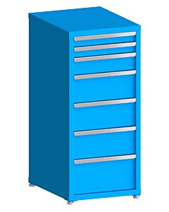 130# Capacity Drawer Cabinet, 3",3",5",8",8",8",10" drawers, 49" H x 22" W x 28" D