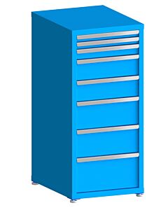 130# Capacity Drawer Cabinet, 2",2",3",6",6",8",8",10" drawers, 49" H x 22" W x 28" D