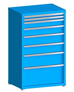 130# Capacity Drawer Cabinet, 2",2",4",5",6",6",8",12" drawers, 49" H x 30" W x 21" D