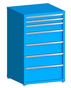 130# Capacity Drawer Cabinet, 3",3",5",8",8",8",10" drawers, 49" H x 30" W x 28" D