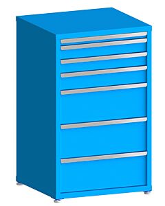 130# Capacity Drawer Cabinet, 2",4",4",5",10",10",10" drawers, 49" H x 30" W x 28" D