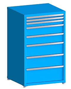 130# Capacity Drawer Cabinet, 2",2",3",6",6",8",8",10" drawers, 49" H x 30" W x 28" D