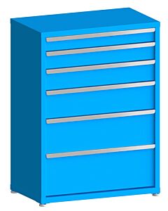 130# Capacity Drawer Cabinet, 4",5",6",8",10",12" drawers, 49" H x 36" W x 21" D