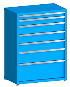 130# Capacity Drawer Cabinet, 3",4",6",6",6",8",12" drawers, 49" H x 36" W x 21" D