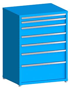 130# Capacity Drawer Cabinet, 3",4",6",6",6",8",12" drawers, 49" H x 36" W x 28" D