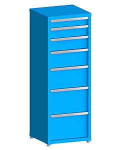 130# Capacity Drawer Cabinet, 4",5",6",8",10",12",12" drawers, 61" H x 22" W x 21" D
