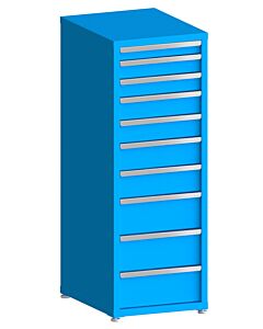 130# Capacity Drawer Cabinet, 3",4",4",5",5",6",6",8",8",8" drawers, 61" H x 22" W x 28" D