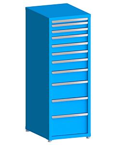 130# Capacity Drawer Cabinet, 2",3",3",4",4",4",5",6",8",8",10" drawers, 61" H x 22" W x 28" D