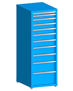 130# Capacity Drawer Cabinet, 2",3",4",4",4",5",5",6",6",8",10" drawers, 61" H x 22" W x 28" D