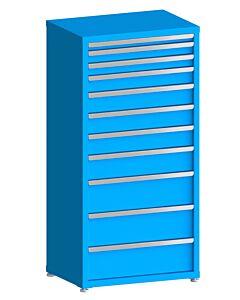 130# Capacity Drawer Cabinet, 2",3",3",4",5",5",5",6",8",8",8" drawers, 61" H x 30" W x 21" D