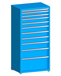 130# Capacity Drawer Cabinet, 2",3",3",4",4",5",5",5",6",8",12" drawers, 61" H x 30" W x 21" D
